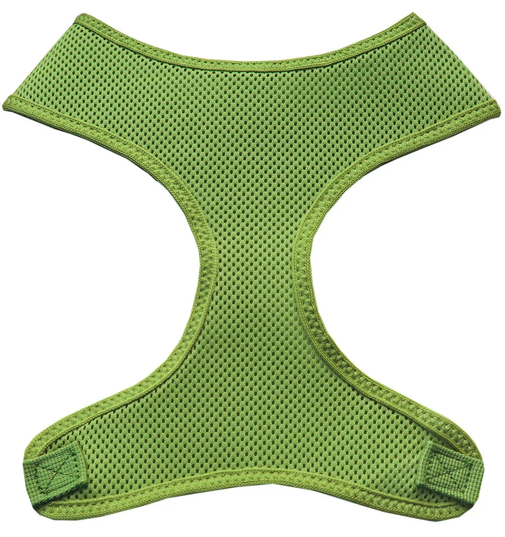 Soft Mesh Pet Harnesses Lime Green X-large