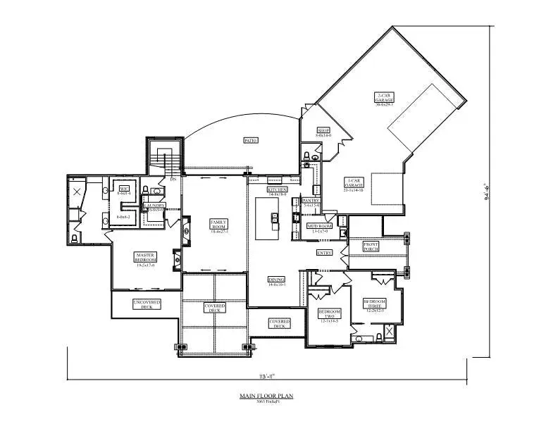 Spacious 3-Bedroom Home with Luxurious Features and Expansive Living Areas