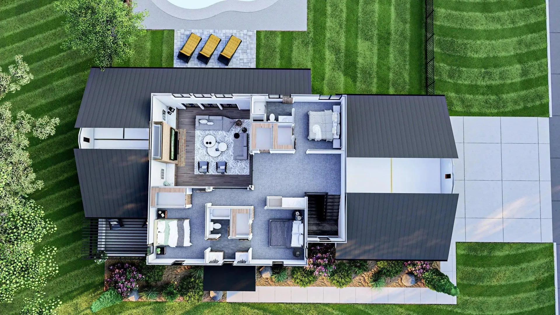 Spacious 3,161 sq ft Home with 5 Bedrooms and Modern Amenities