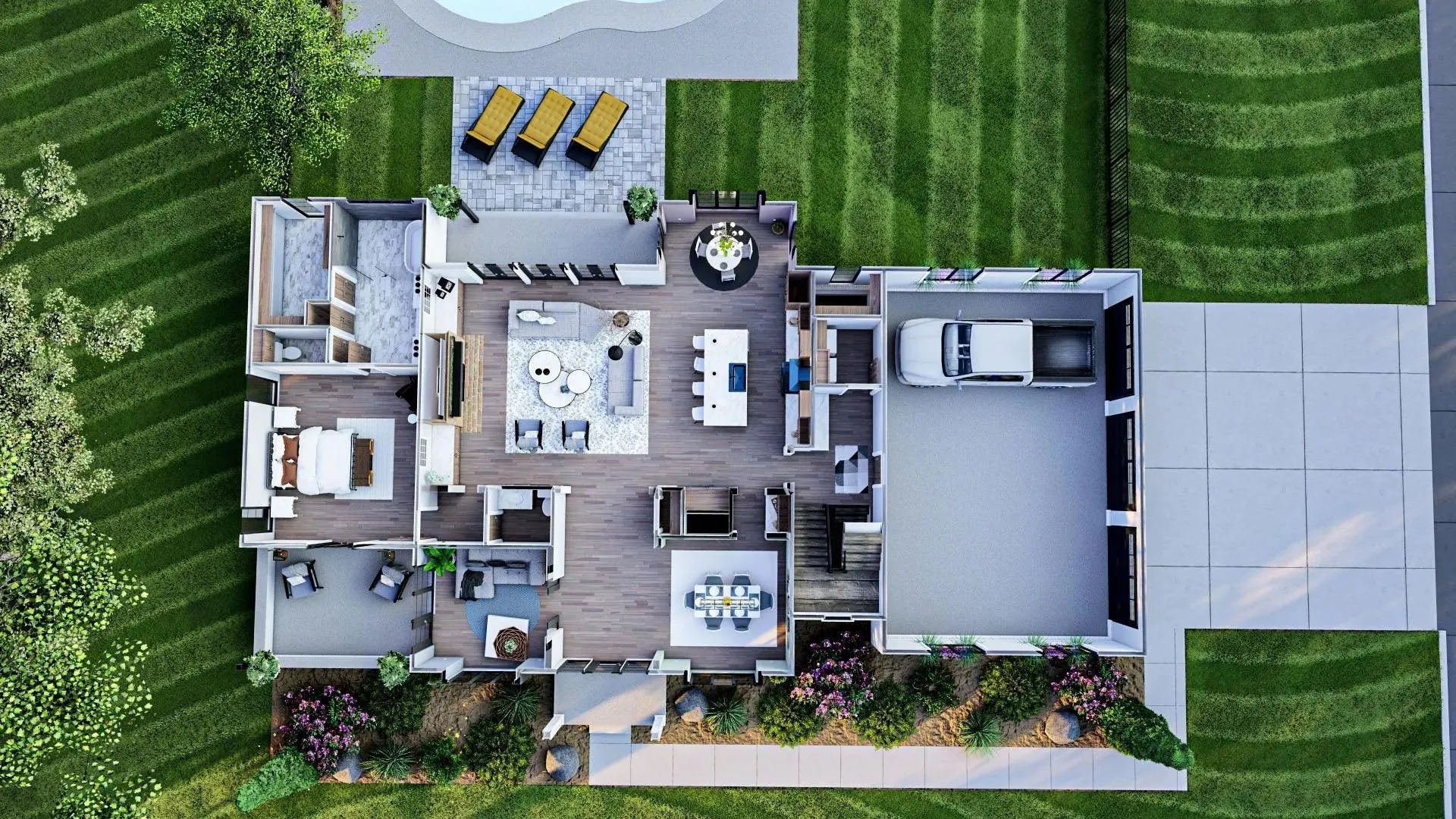 Spacious 3,161 sq ft Home with 5 Bedrooms and Modern Amenities