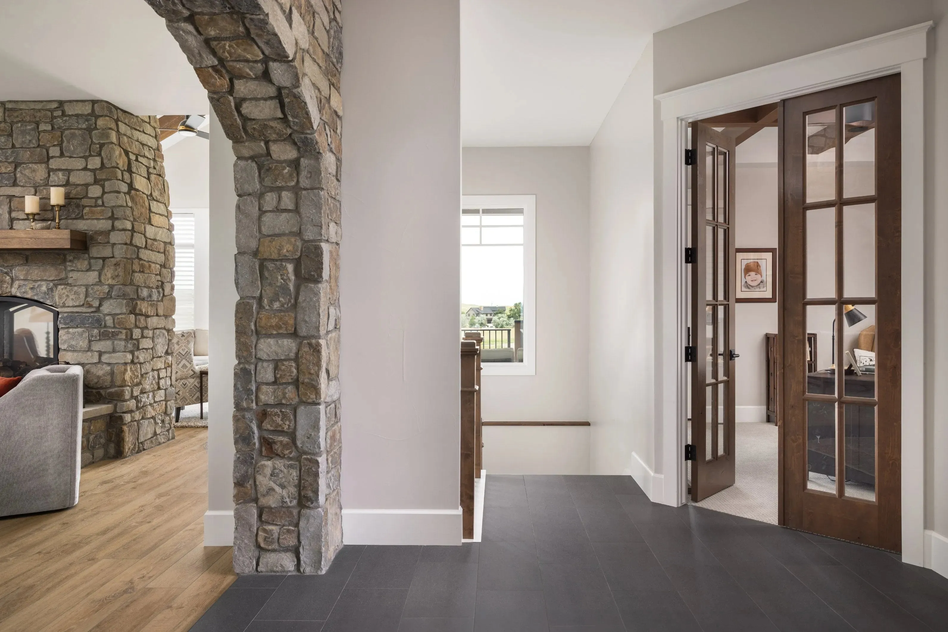 Spacious 4-Bedroom Home Plan with Walkout Basement and Expansive Porches