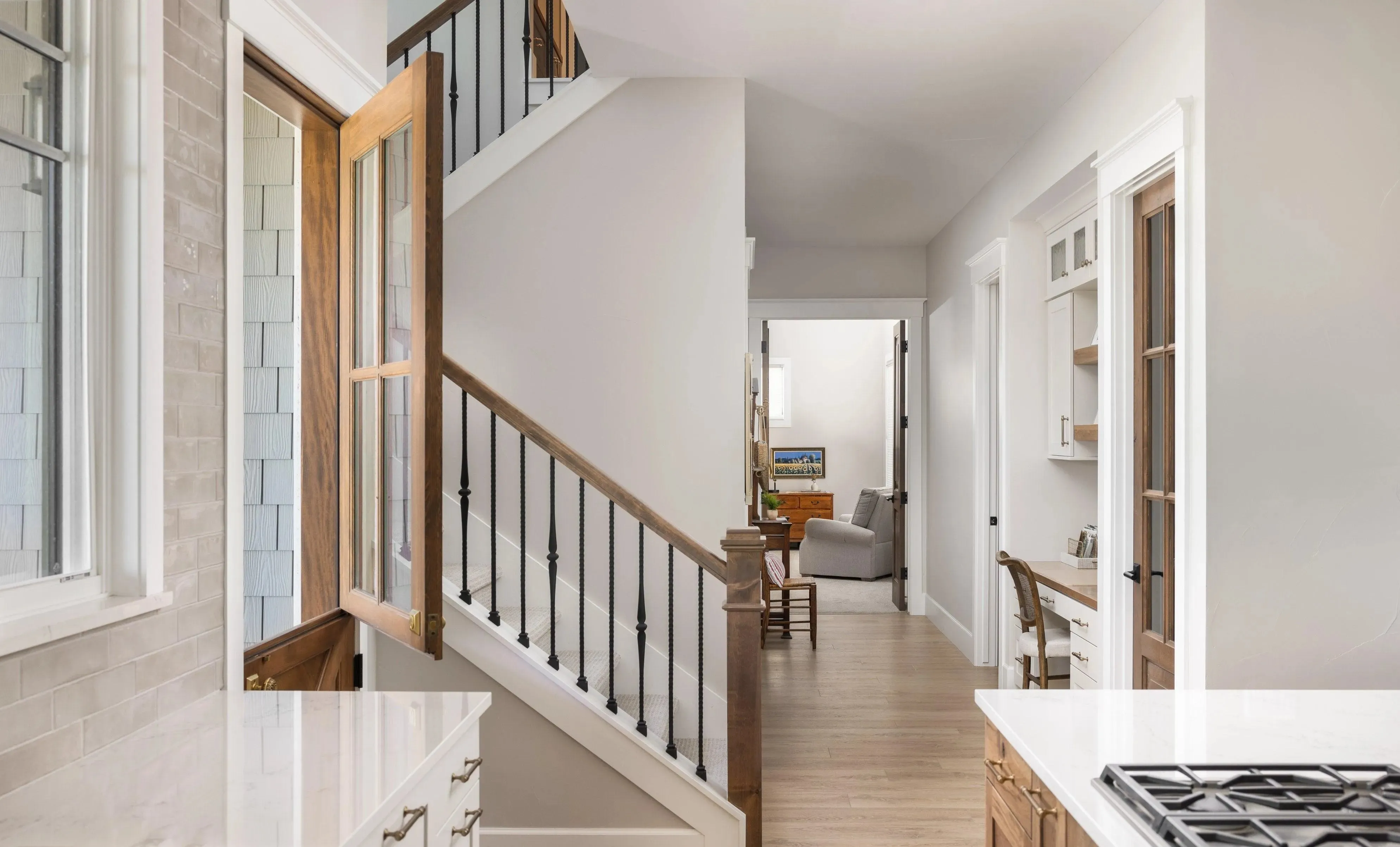 Spacious 4-Bedroom Home Plan with Walkout Basement and Expansive Porches