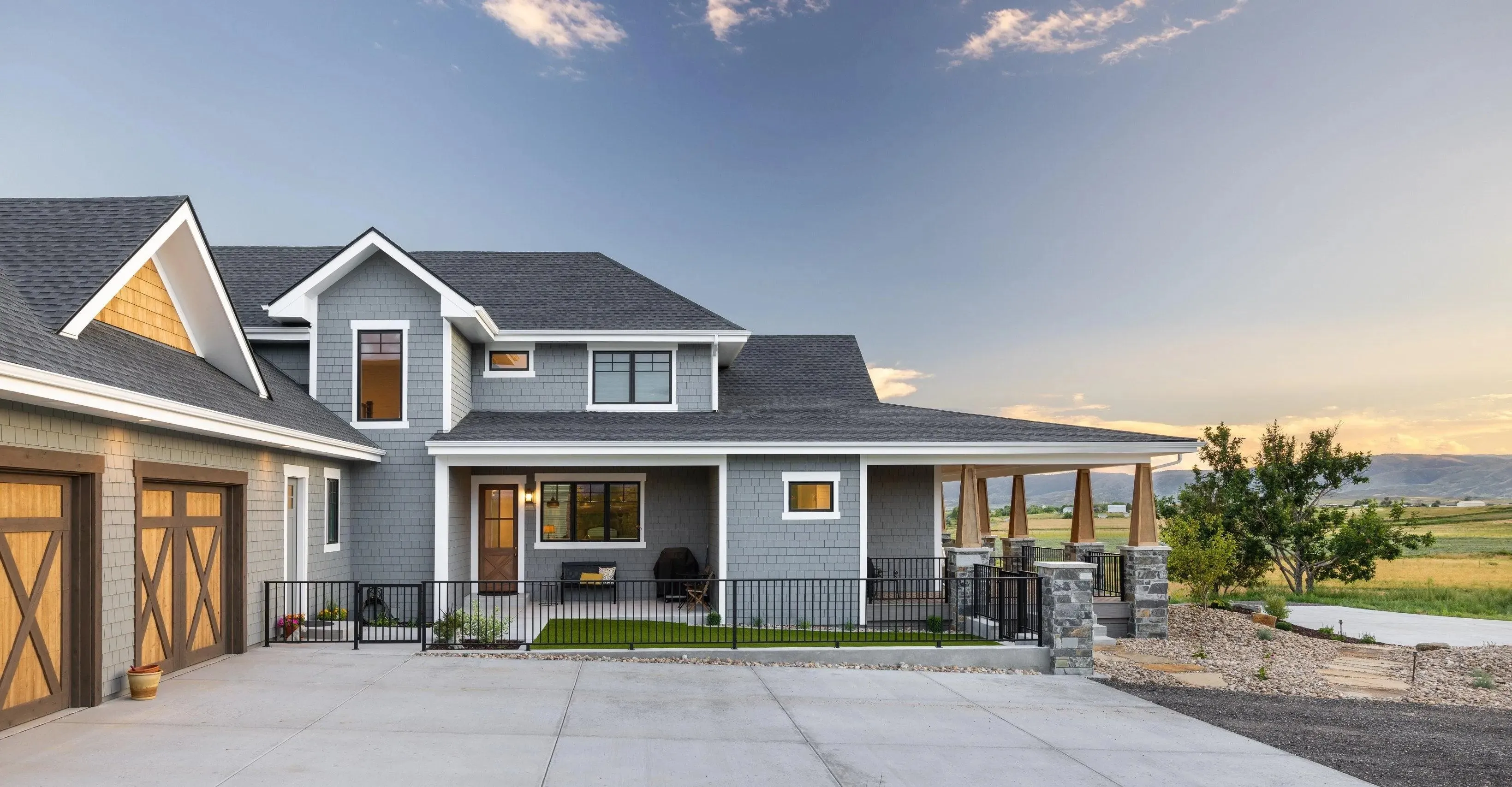 Spacious 4-Bedroom Home Plan with Walkout Basement and Expansive Porches