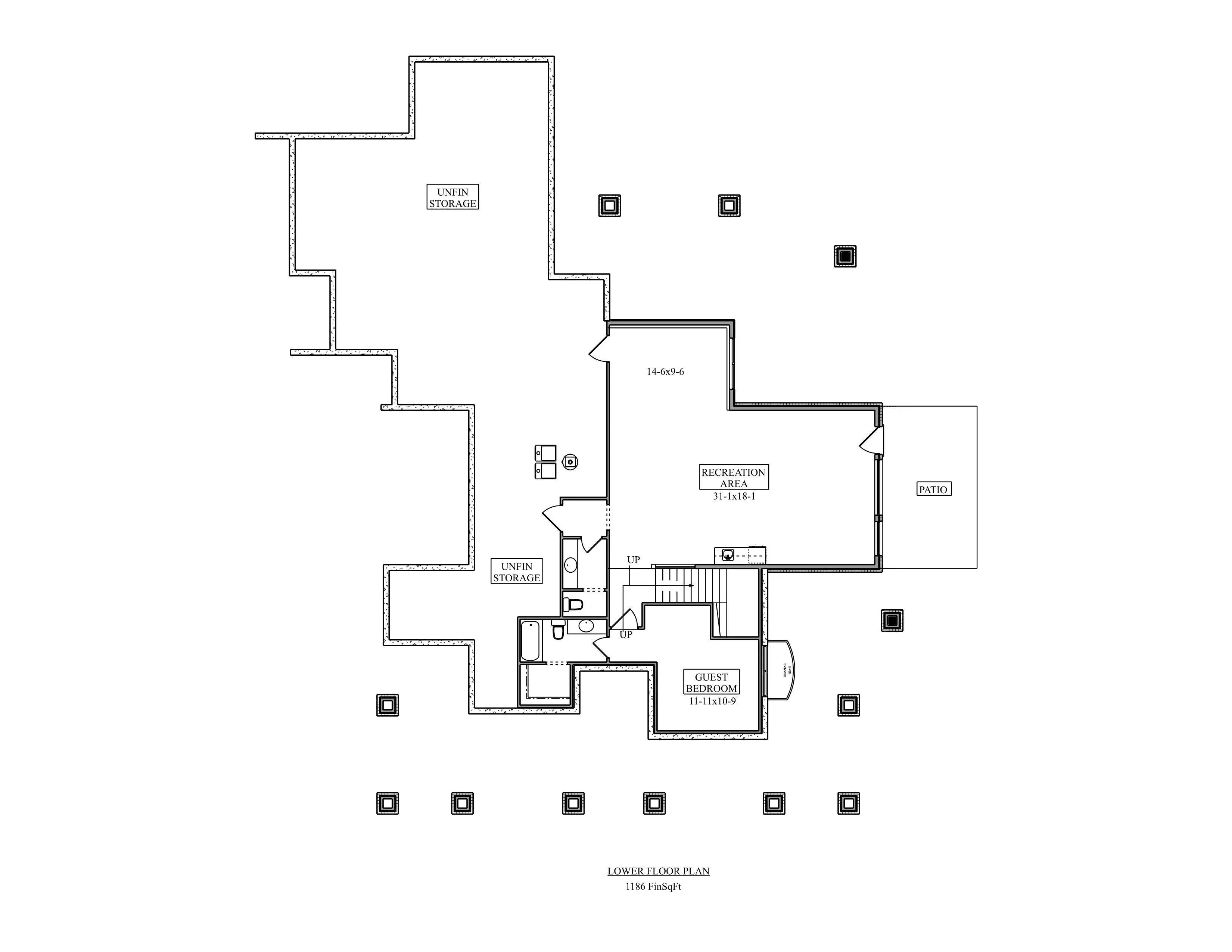 Spacious 4-Bedroom Home Plan with Walkout Basement and Expansive Porches