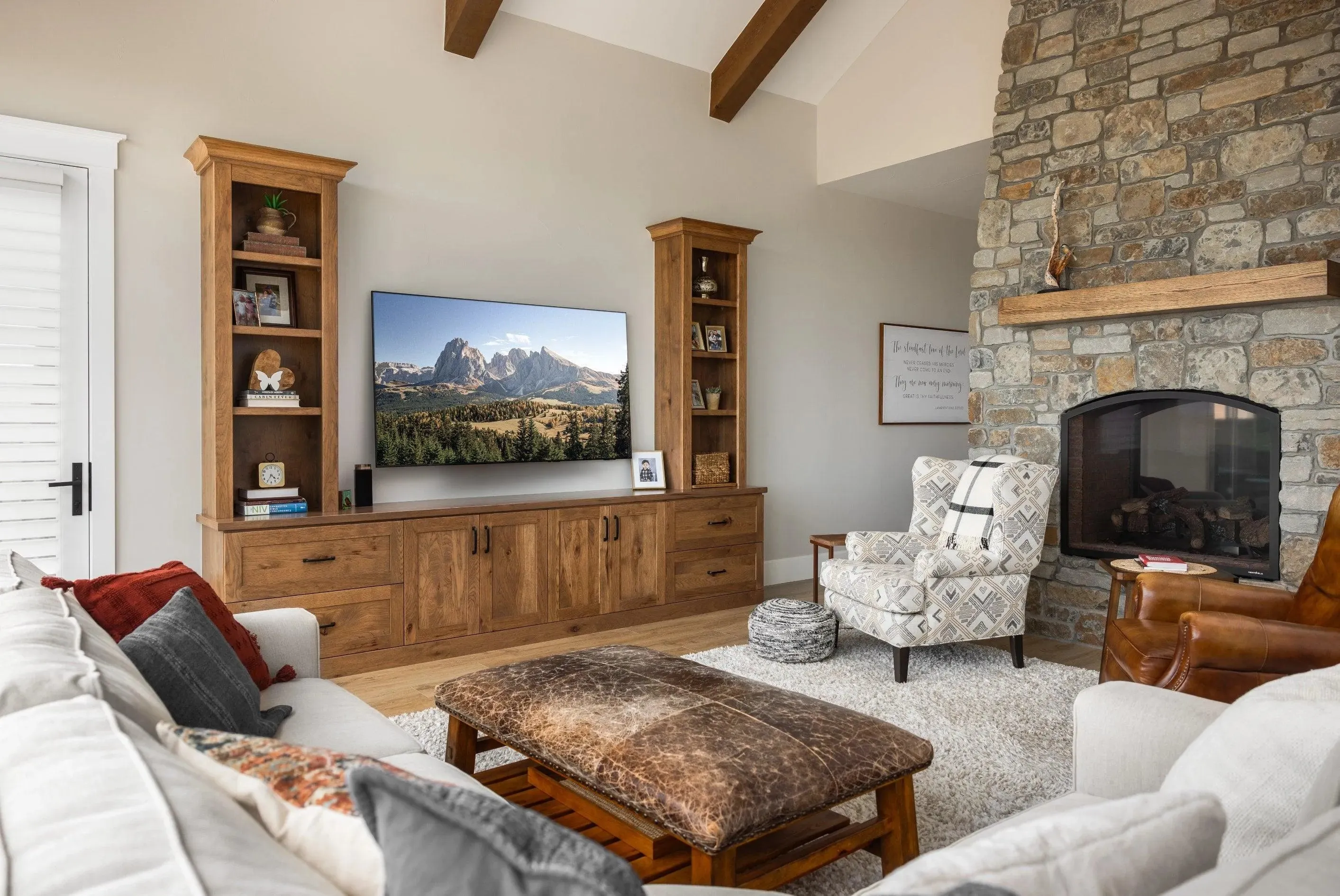 Spacious 4-Bedroom Home Plan with Walkout Basement and Expansive Porches