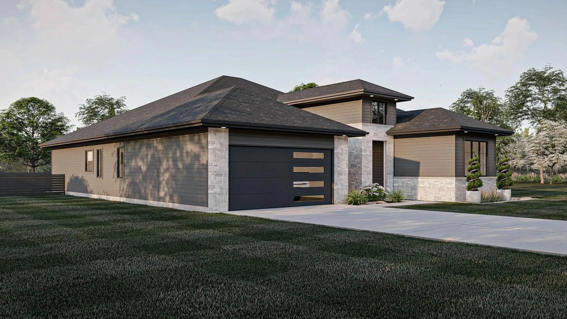 Spacious 4-Bedroom Home with Elegant Features and Vaulted Ceilings