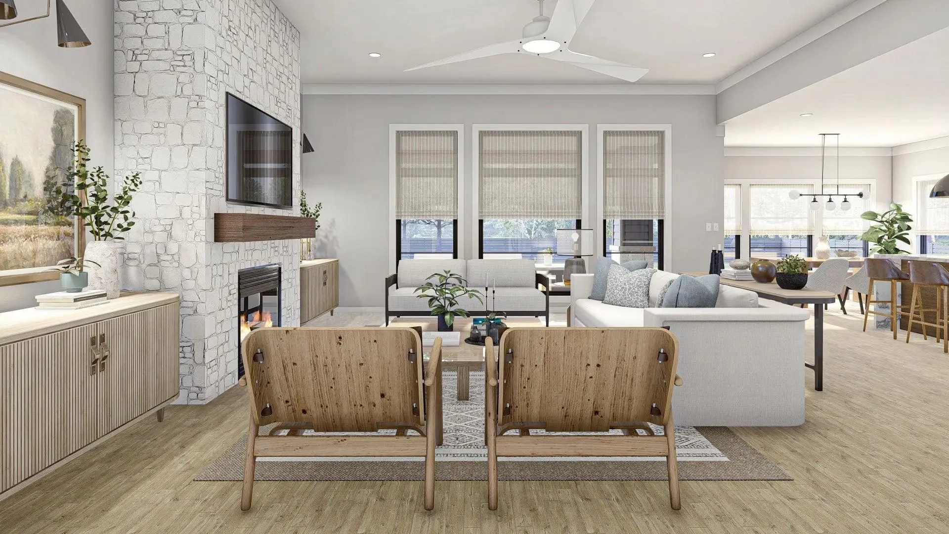 Spacious 4-Bedroom Home with Elegant Features and Vaulted Ceilings