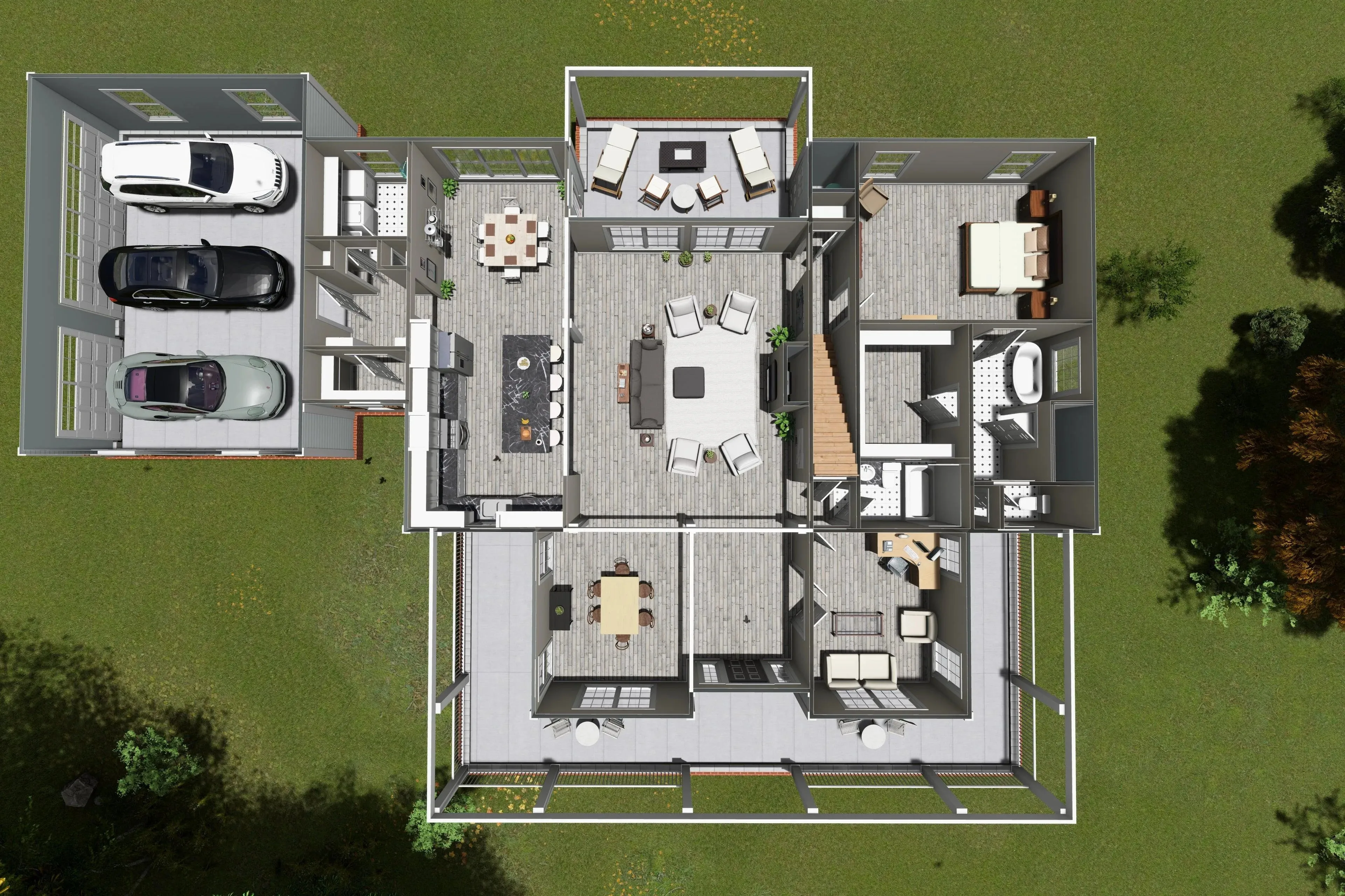 Spacious 4-Bedroom Home with Expansive Outdoor Living