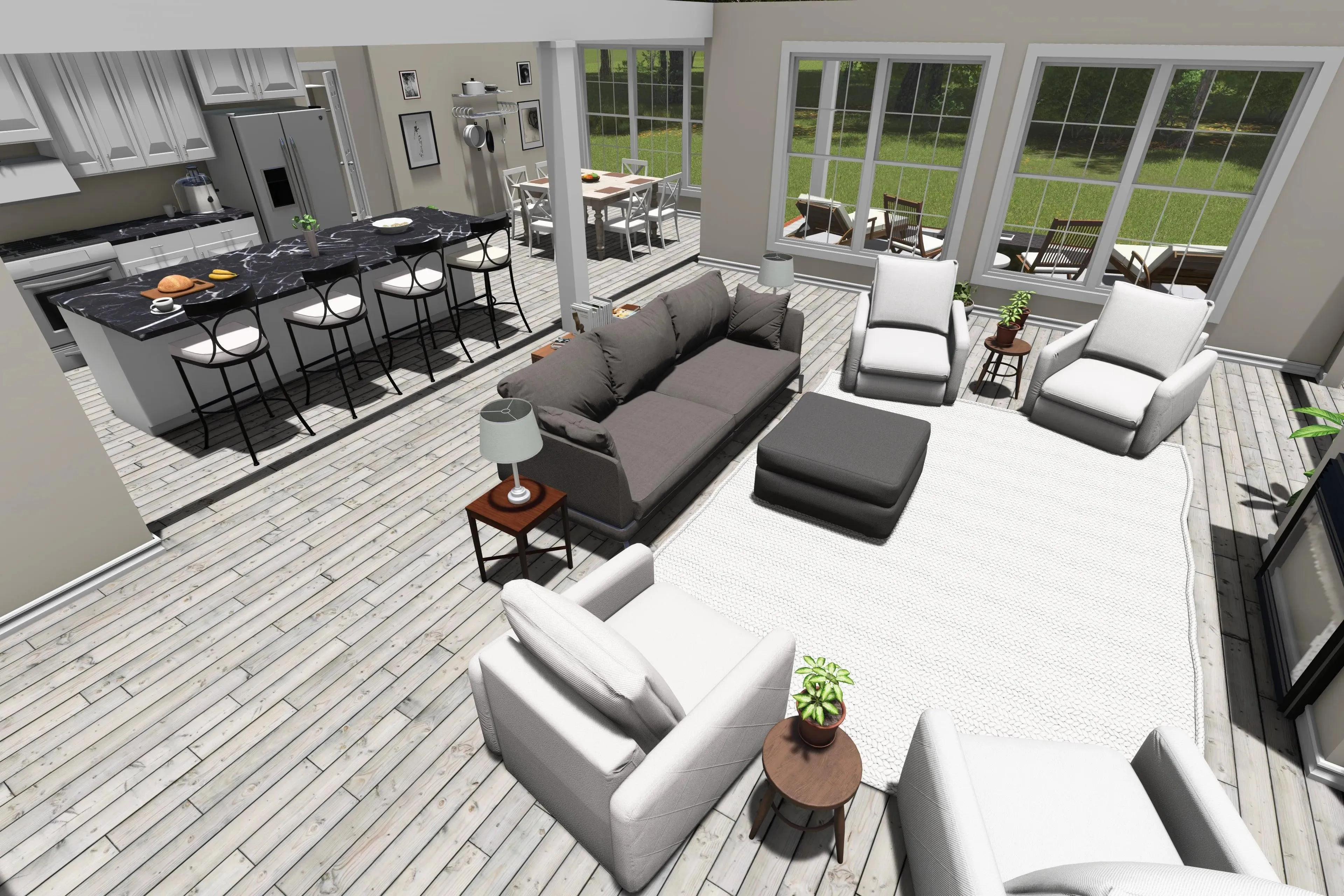 Spacious 4-Bedroom Home with Expansive Outdoor Living