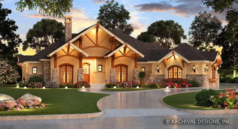 Spacious 4-bedroom home with luxury features and open layout.