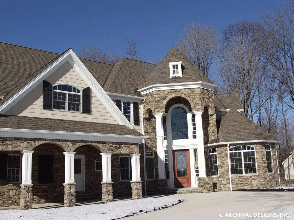 Spacious 5-Bedroom Home with Expansive Living Areas and Basement
