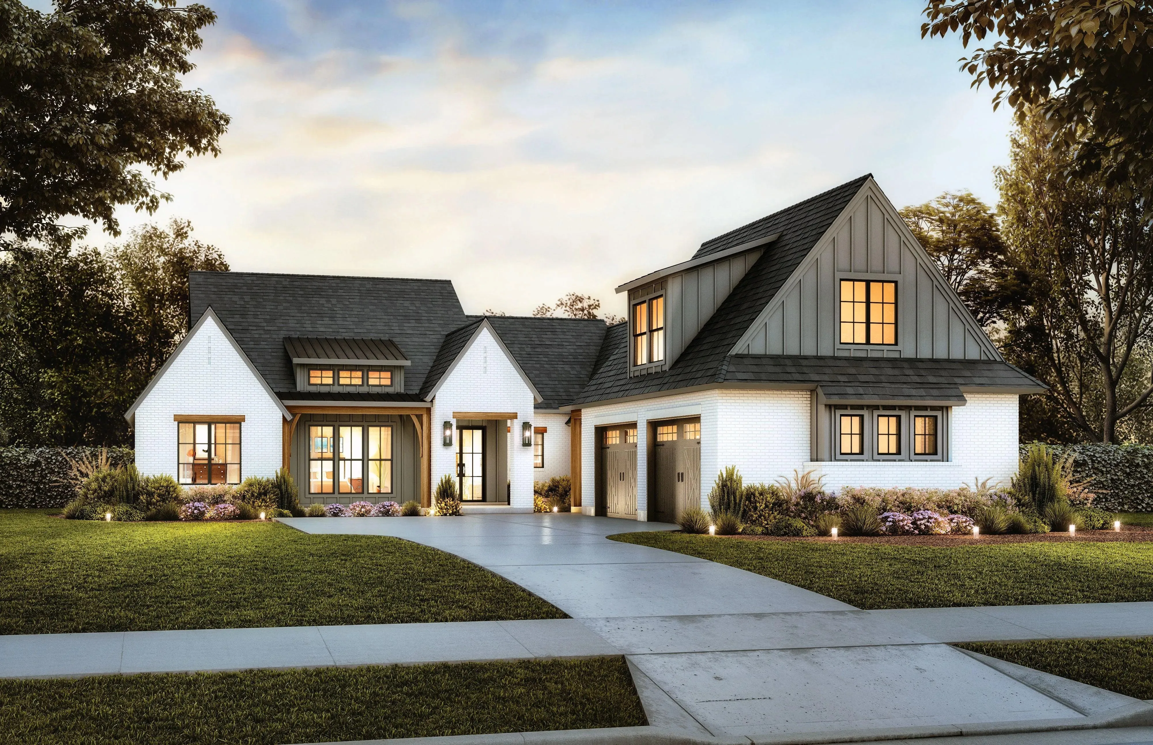 Spacious Family Home Plan with Bonus Room and Ample Outdoor Space
