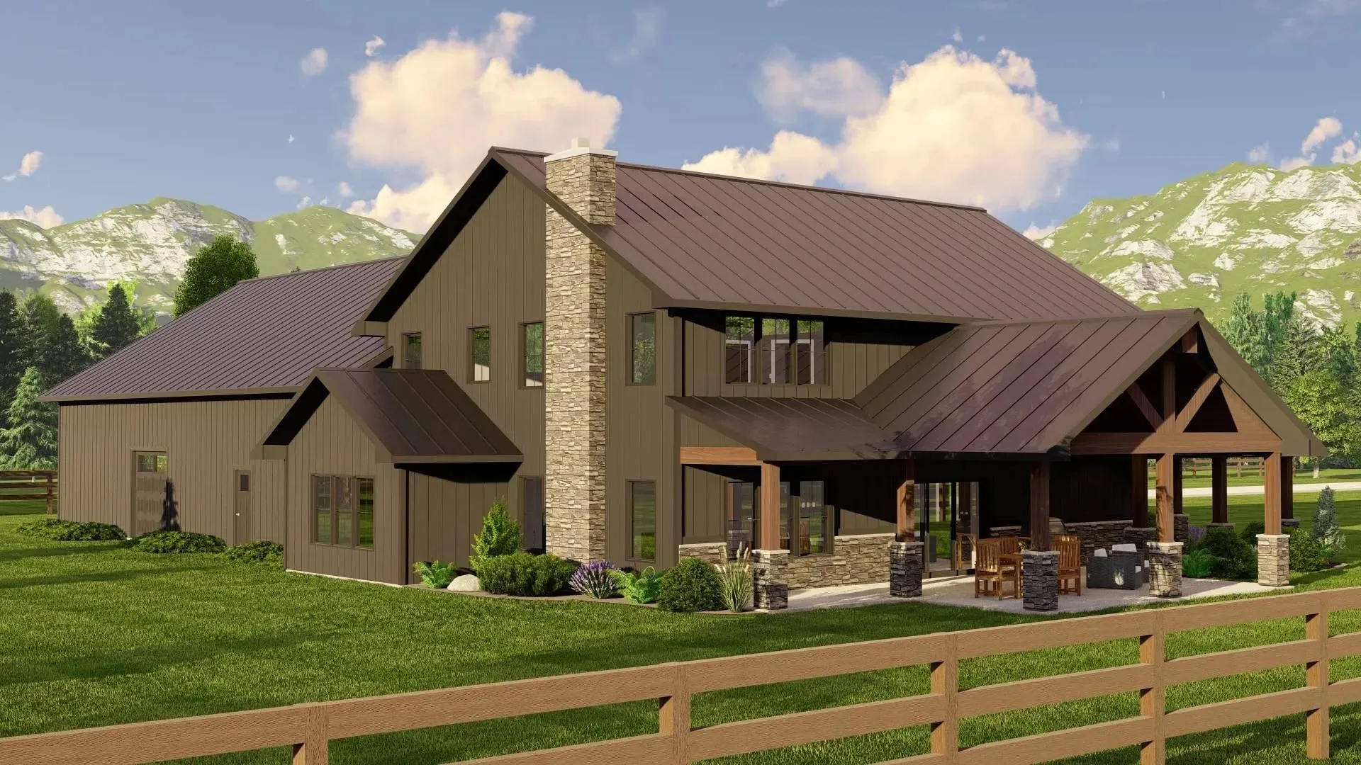 Spacious Family Home with Inviting Wraparound Porch and Workshop