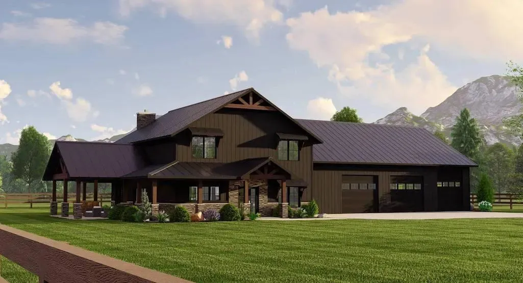 Spacious Family Home with Inviting Wraparound Porch and Workshop