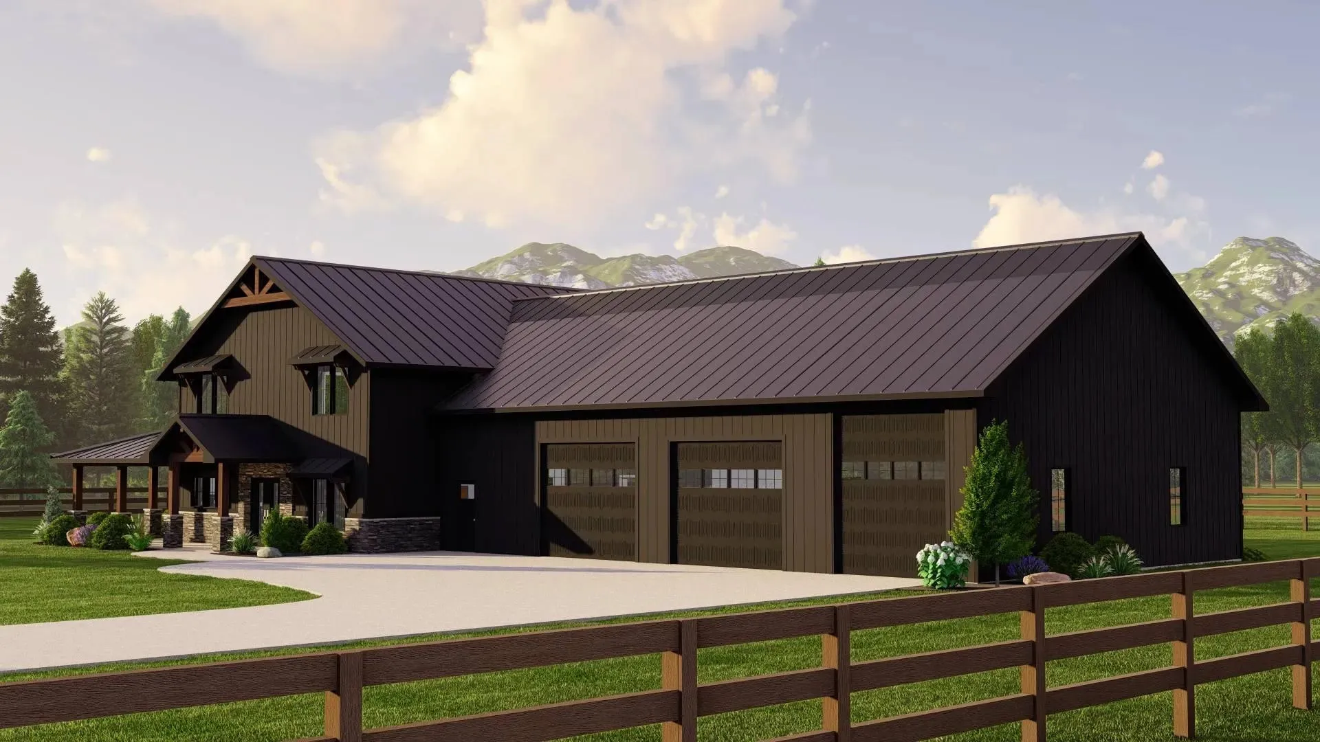 Spacious Family Home with Inviting Wraparound Porch and Workshop