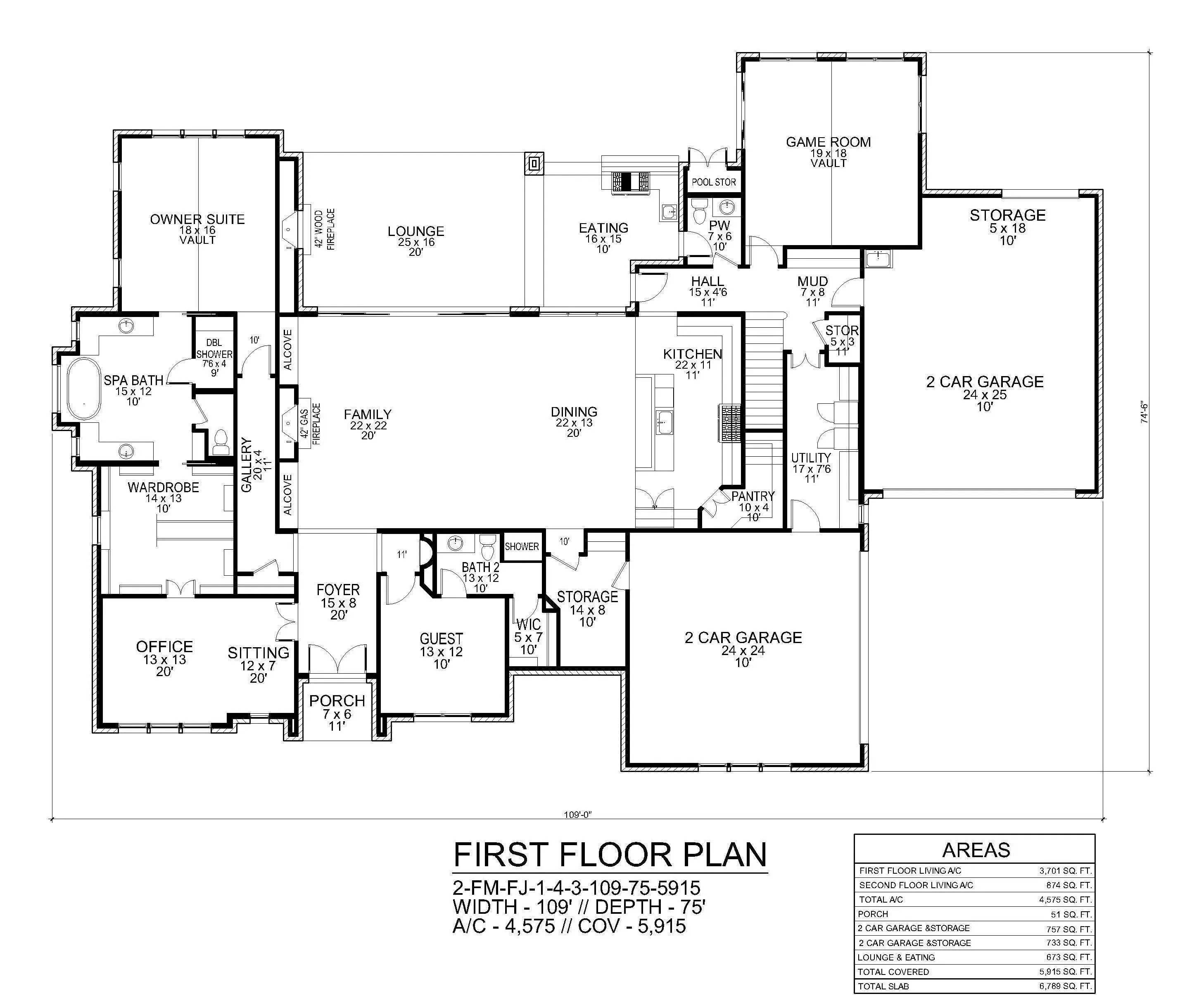 Spacious Family Retreat (4,575 sq ft Total Living Area)