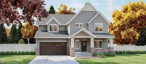 Spacious Four-Bedroom Home Plan with Butler's Pantry and Home Office