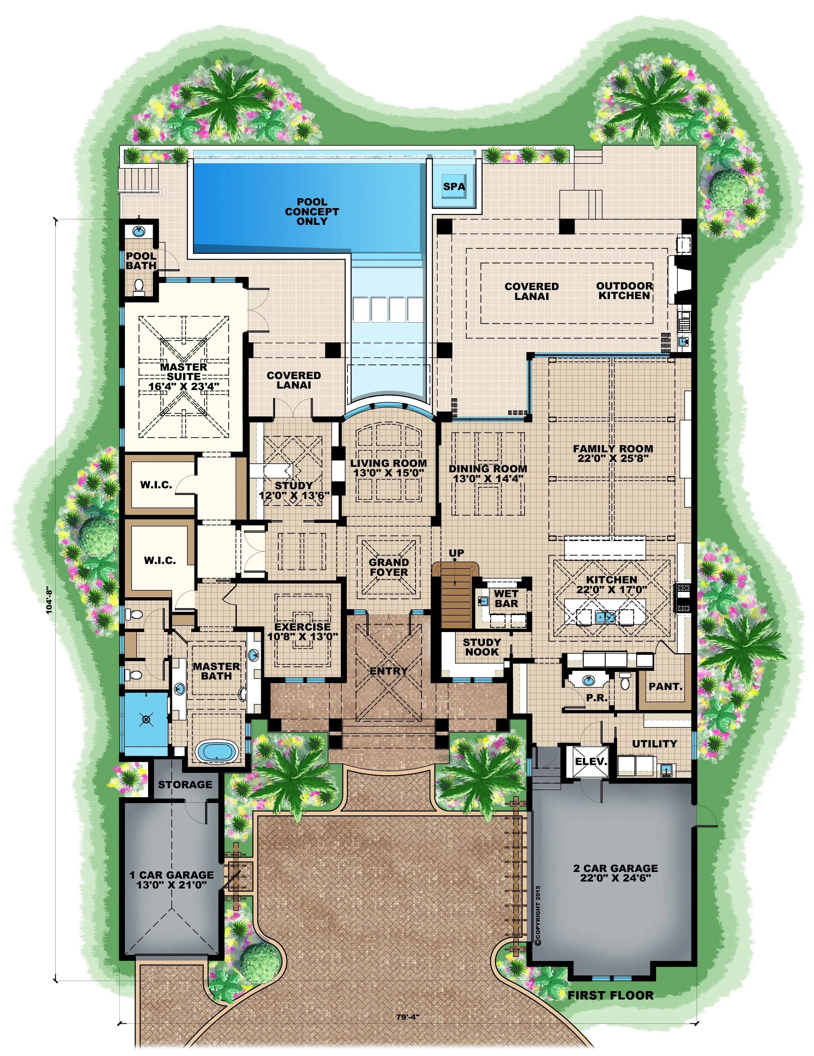 Spacious Luxury Home with Dual Master Suites and Abundant Entertaining Areas
