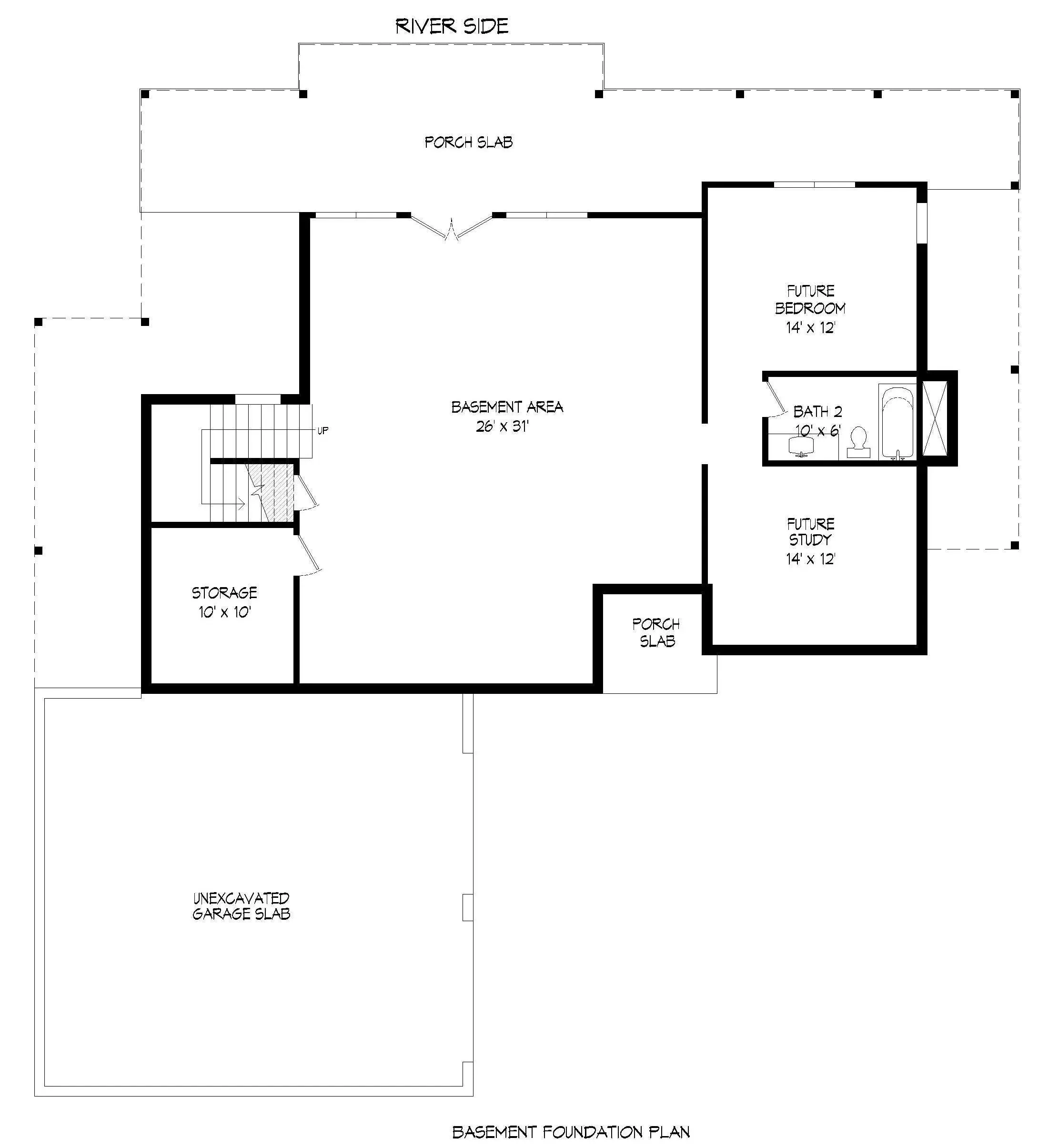 Spacious Three-Bedroom House Plan with Ample Features