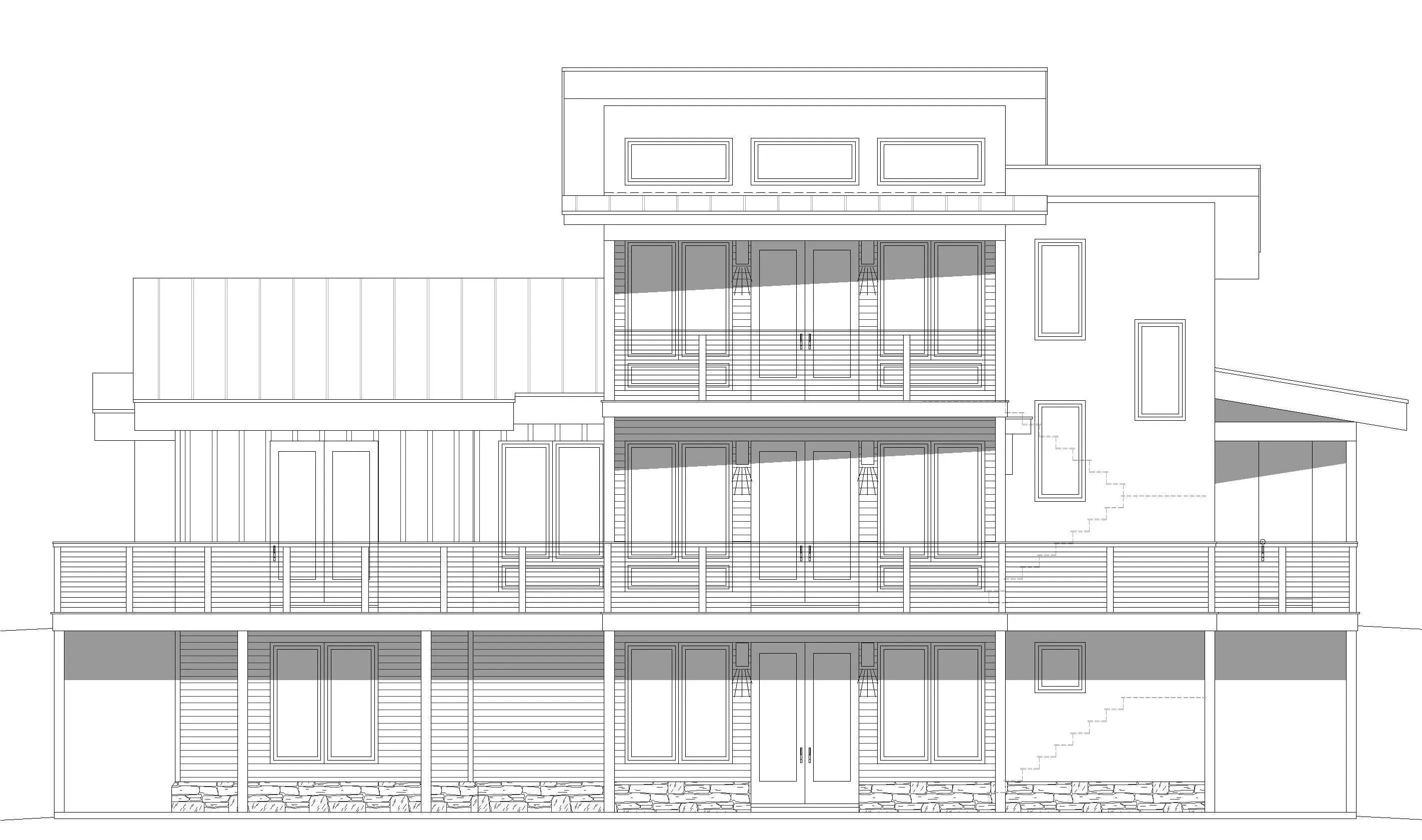 Spacious Three-Bedroom House Plan with Ample Features