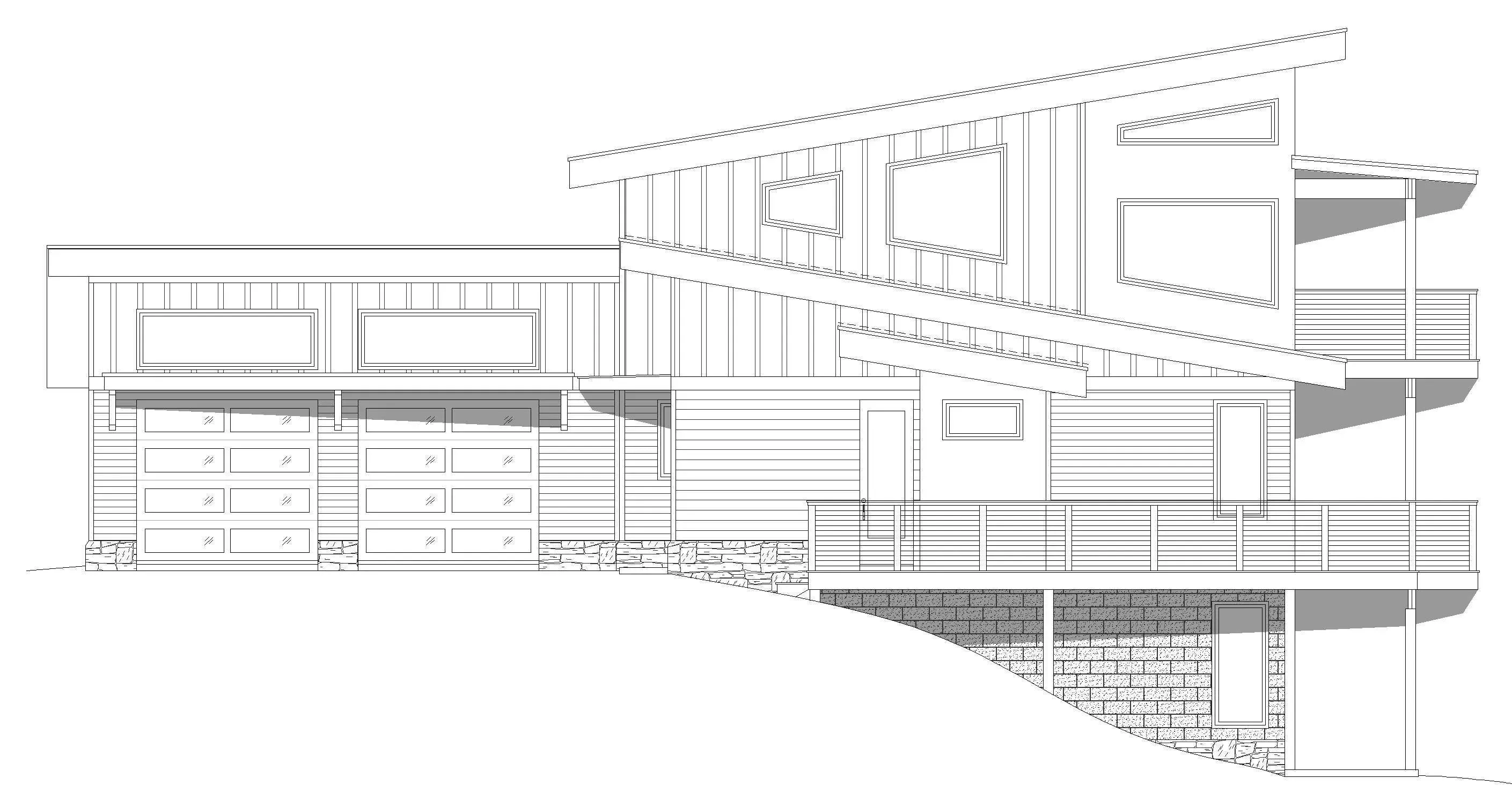 Spacious Three-Bedroom House Plan with Ample Features