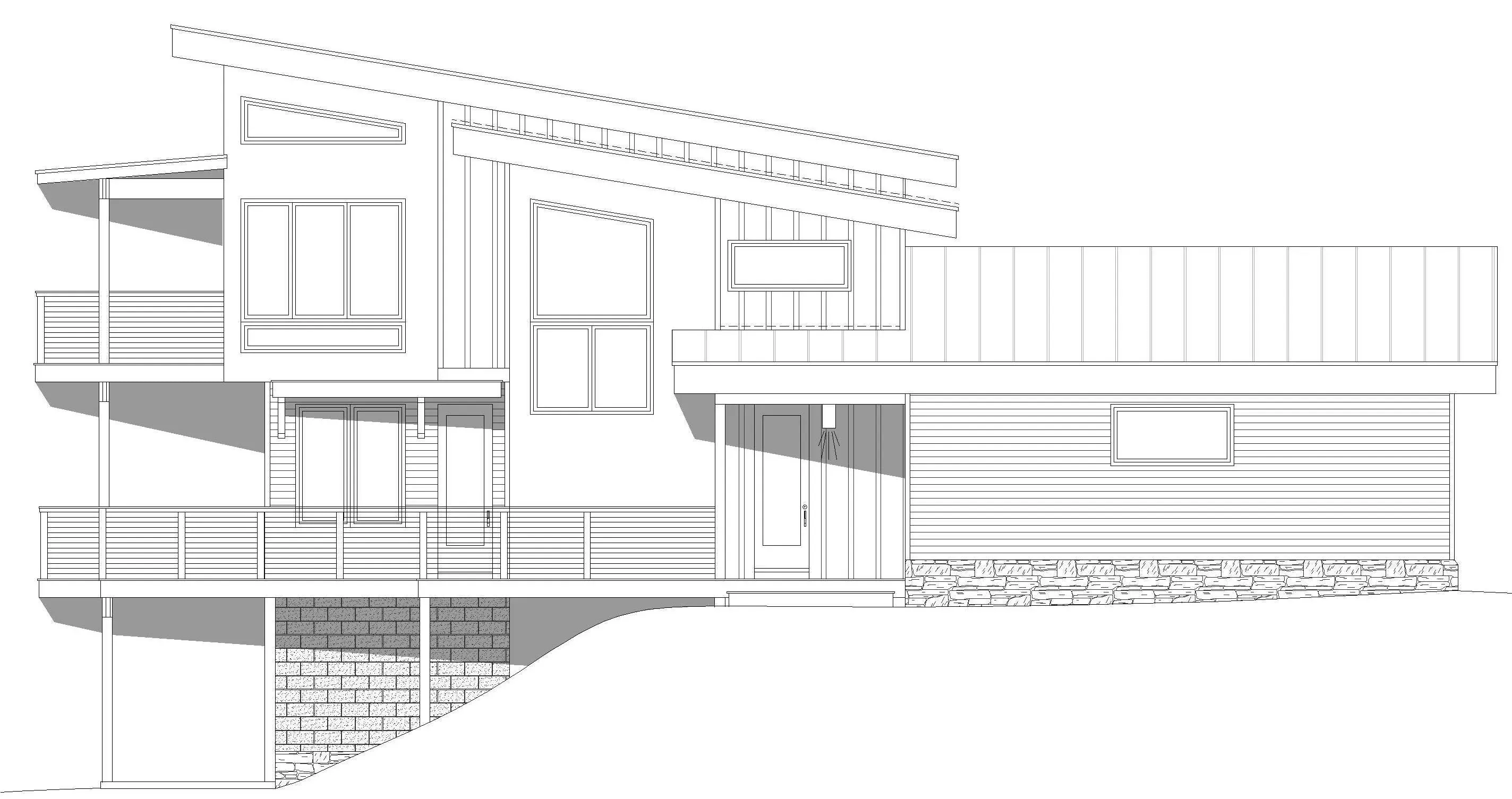 Spacious Three-Bedroom House Plan with Ample Features