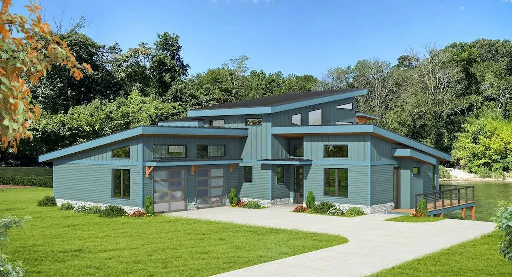 Spacious Three-Bedroom House Plan with Ample Features