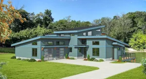 Spacious Three-Bedroom House Plan with Ample Features