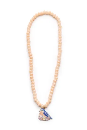 Spring Bluebird Necklace