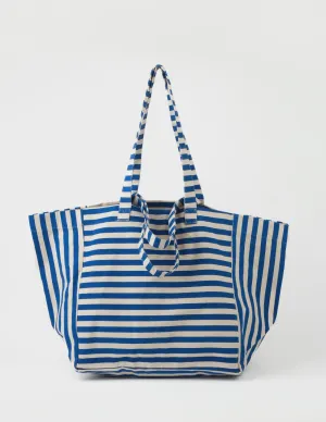 Stella and Gemma Shopper Bag - Blue Stripe
