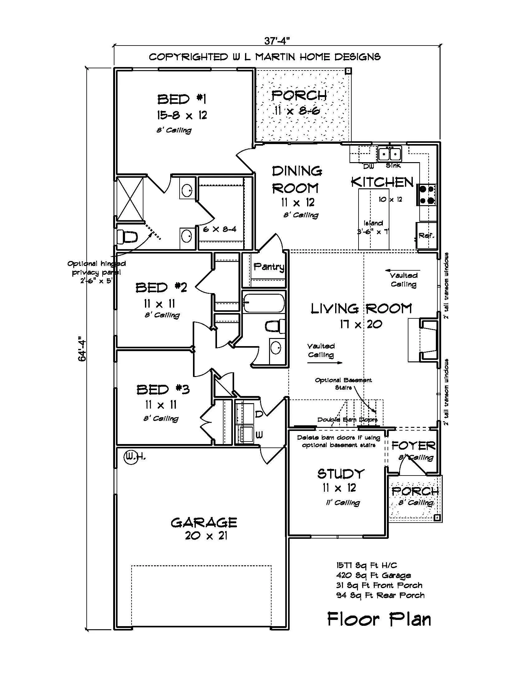 Stylish 3-Bedroom Home with Inviting Porches and Spacious Living