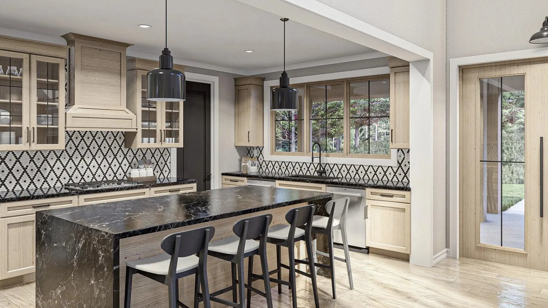 Stylish 4-Bedroom Home with Spacious Living and Inviting Porches