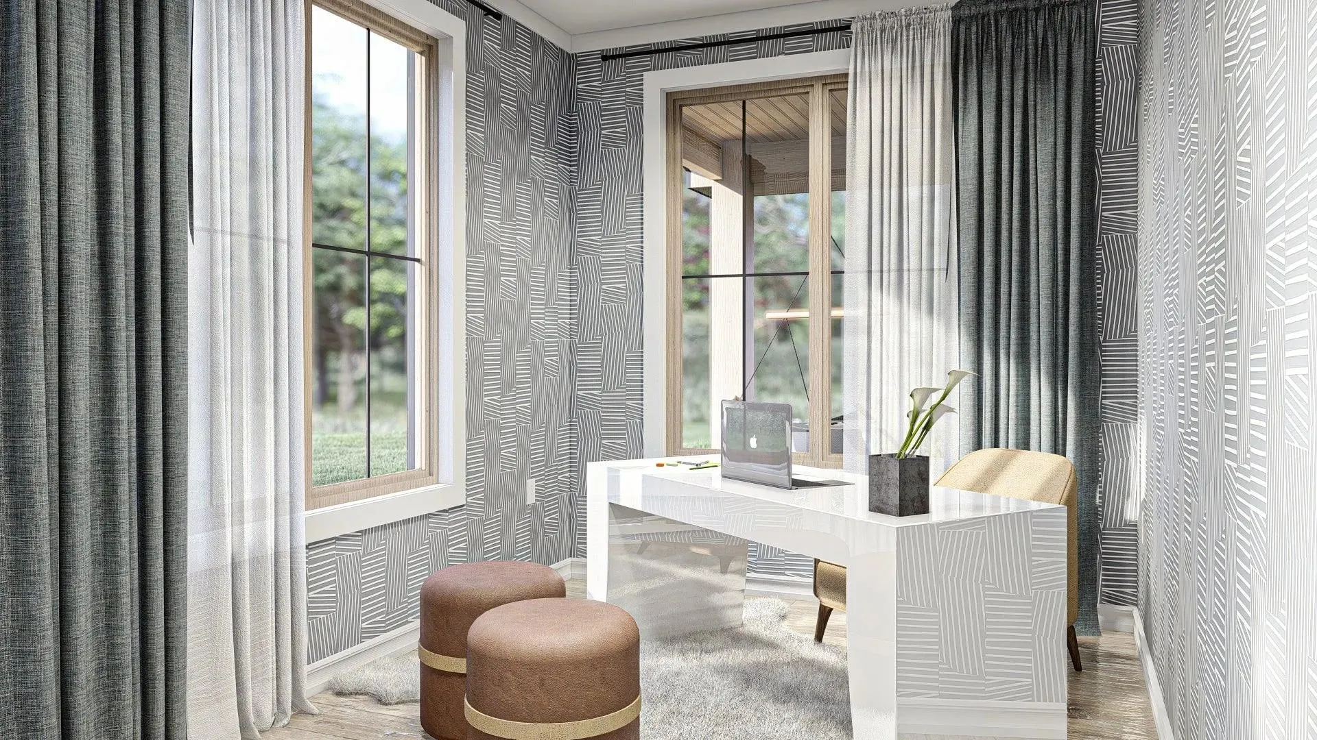 Stylish 4-Bedroom Home with Spacious Living and Inviting Porches