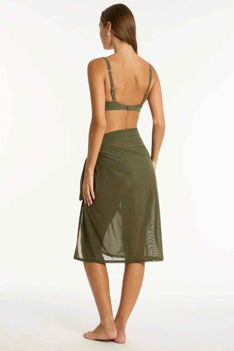 Sunrise Mesh Swim Wrap