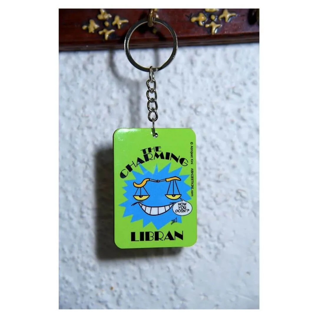The Charming Libran Keychain