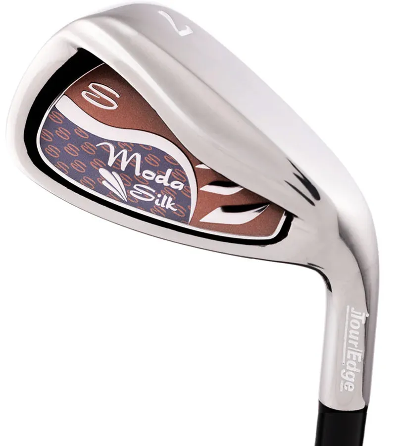 Tour Edge Moda Silk Womens Complete Golf Set - Cart Bag- Black/Rose Gold
