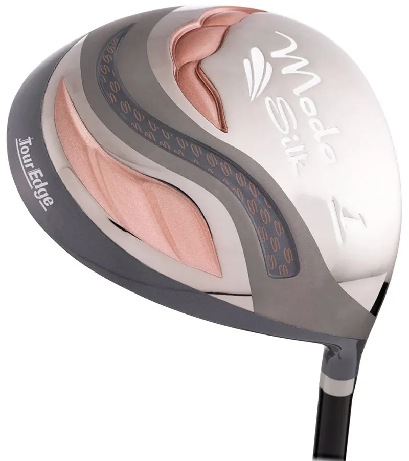 Tour Edge Moda Silk Womens Complete Golf Set - Cart Bag- Black/Rose Gold