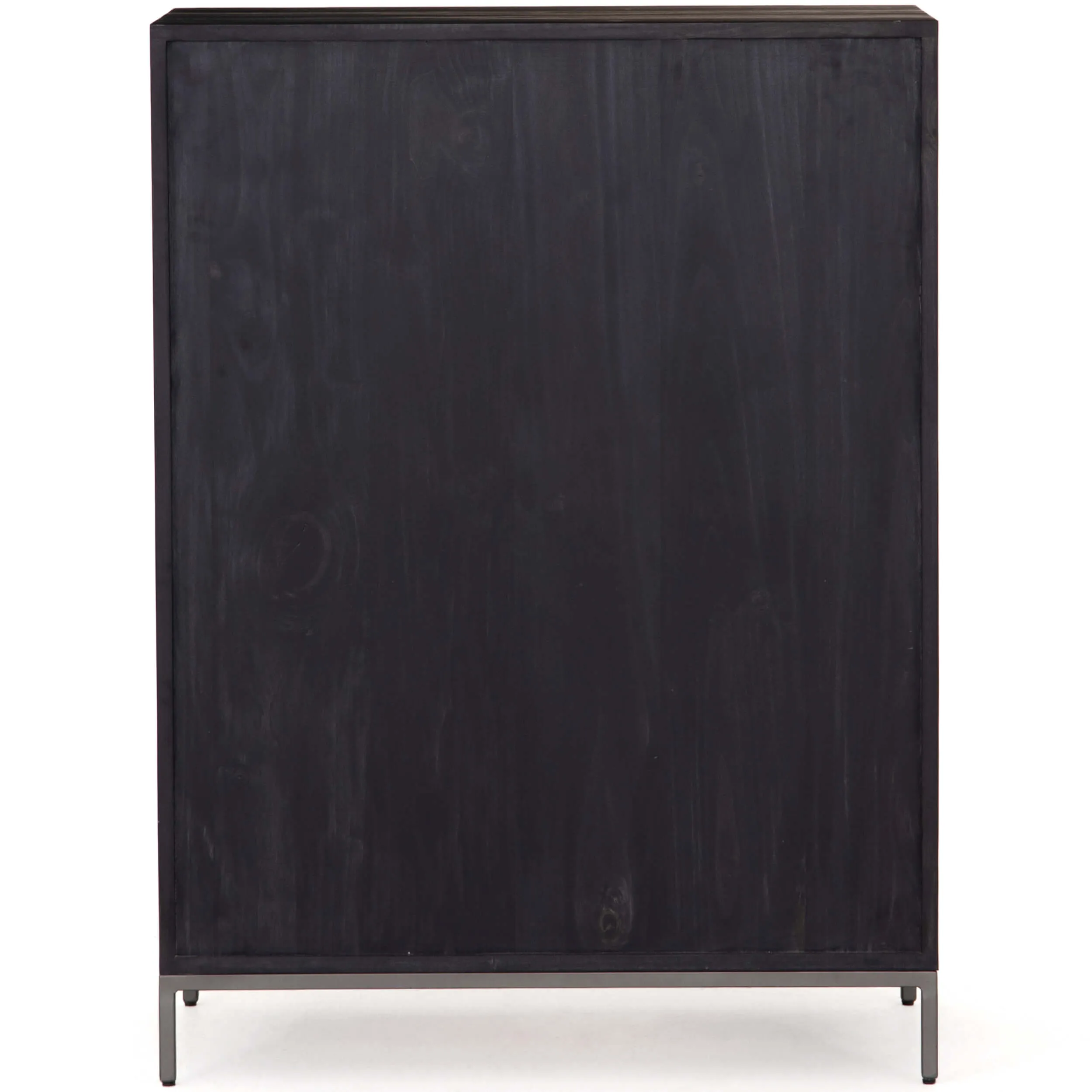 Trey 5 Drawer Dresser, Black Wash