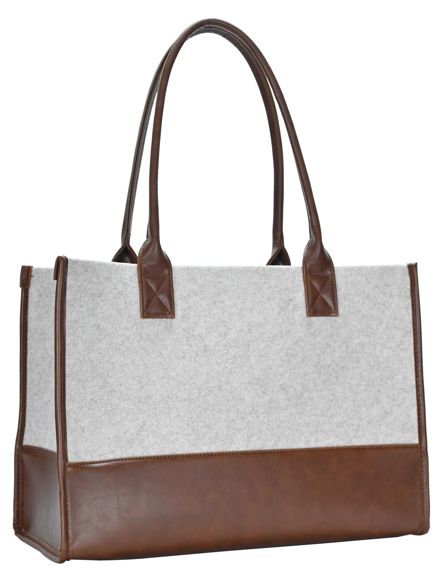 Two-Tone Felt Book Bag