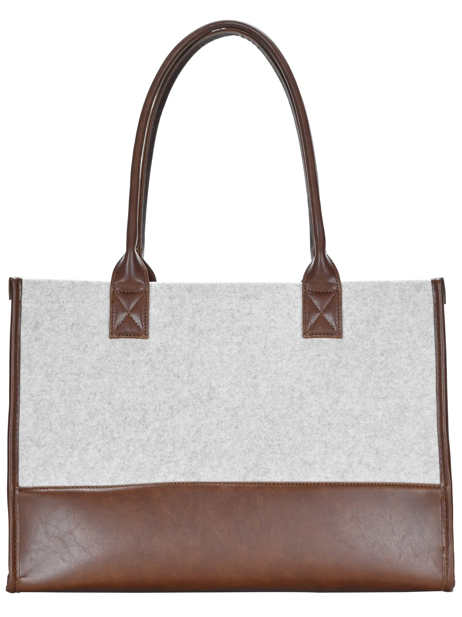 Two-Tone Felt Book Bag