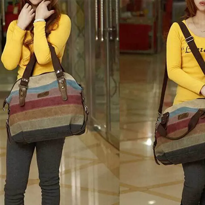 Valencia Canvas Shoulder Bag