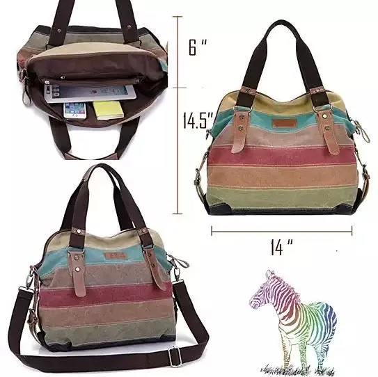 Valencia Canvas Shoulder Bag