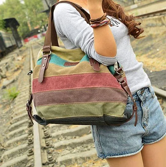 Valencia Canvas Shoulder Bag