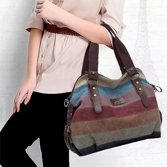 Valencia Canvas Shoulder Bag