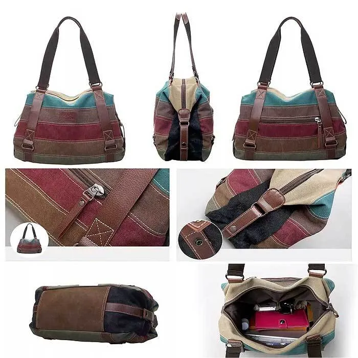 Valencia Canvas Shoulder Bag