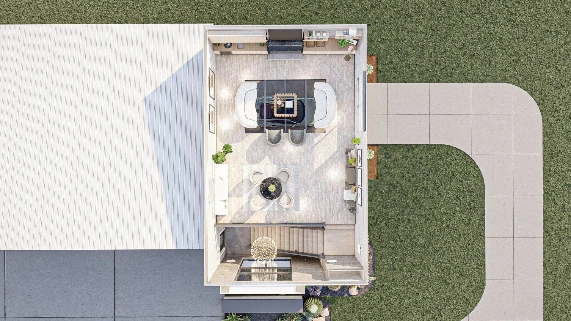 Versatile Garage Plan with Loft and Spacious Workshop Area