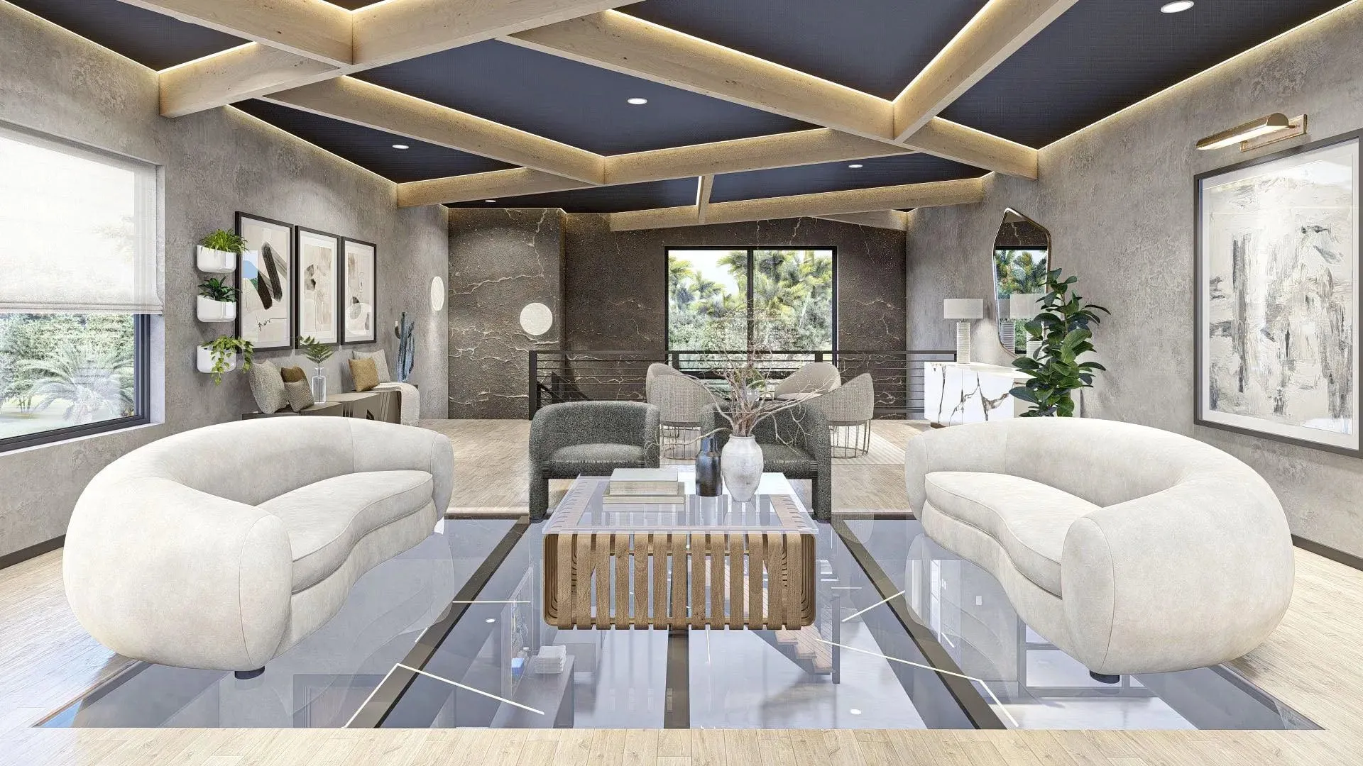 Versatile Garage Plan with Loft and Spacious Workshop Area
