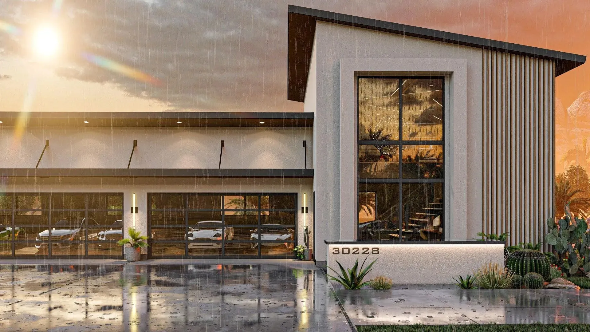 Versatile Garage Plan with Loft and Spacious Workshop Area