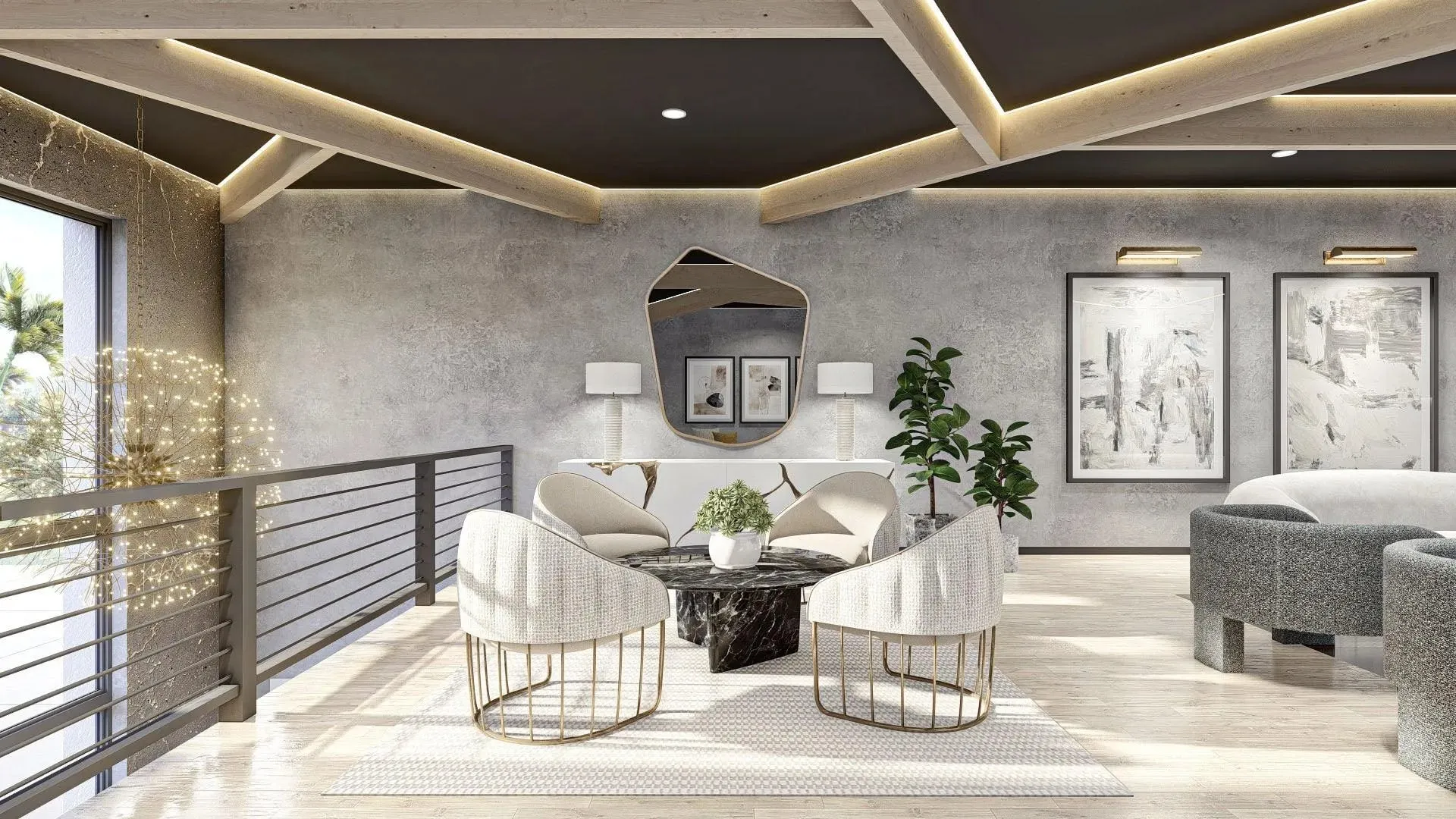 Versatile Garage Plan with Loft and Spacious Workshop Area