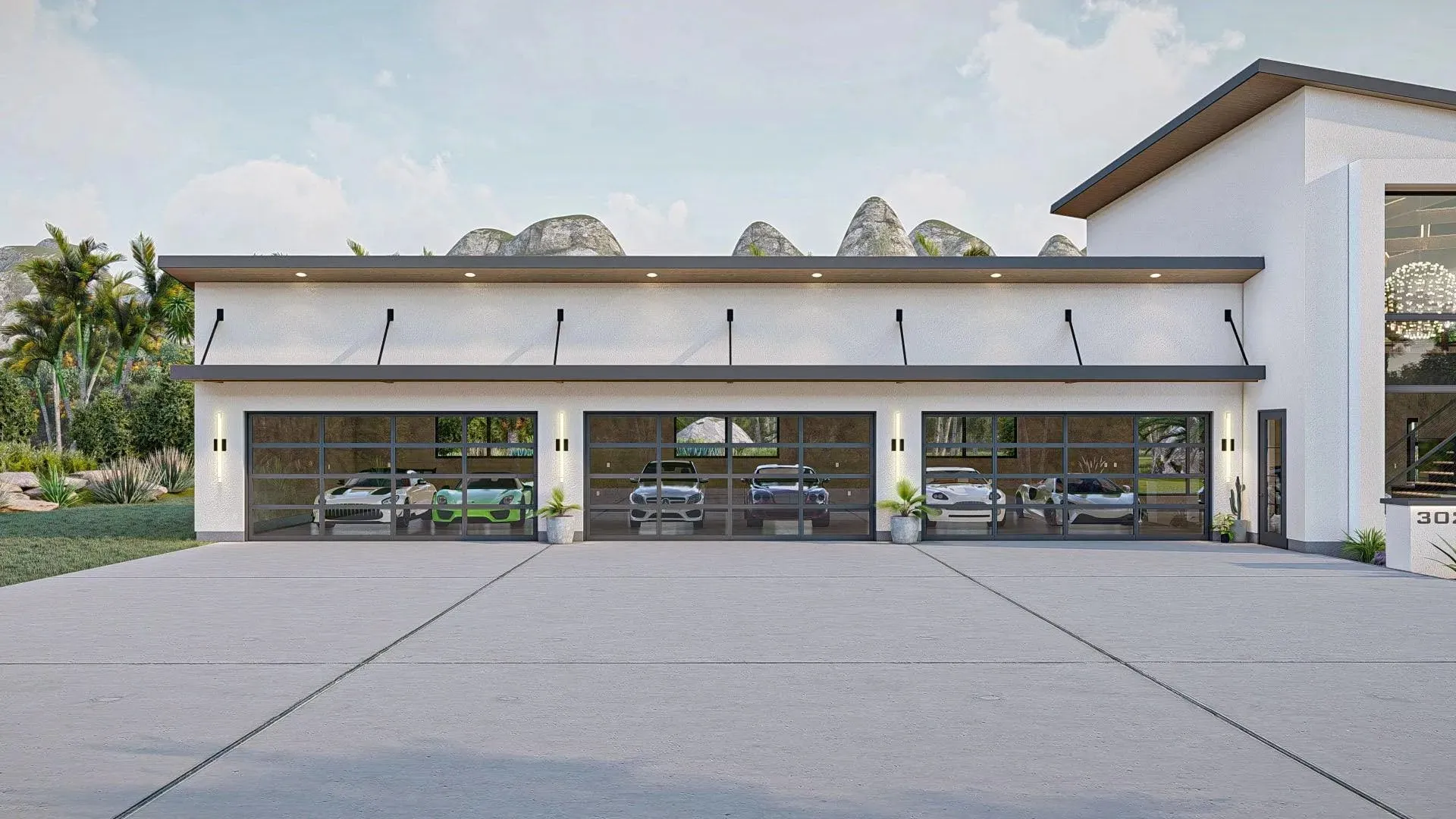 Versatile Garage Plan with Loft and Spacious Workshop Area